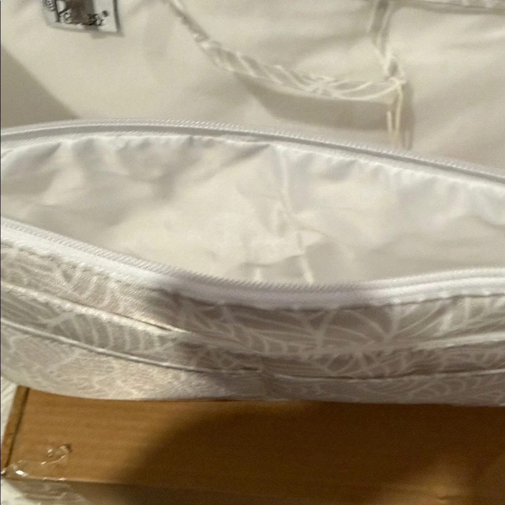 Periea set of 3 Purse Organizers Grey Leaves Brand New - Picture 5 of 7